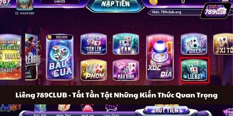 Liêng 789CLUB - Tất Tần Tật Những Kiến Thức Quan Trọng